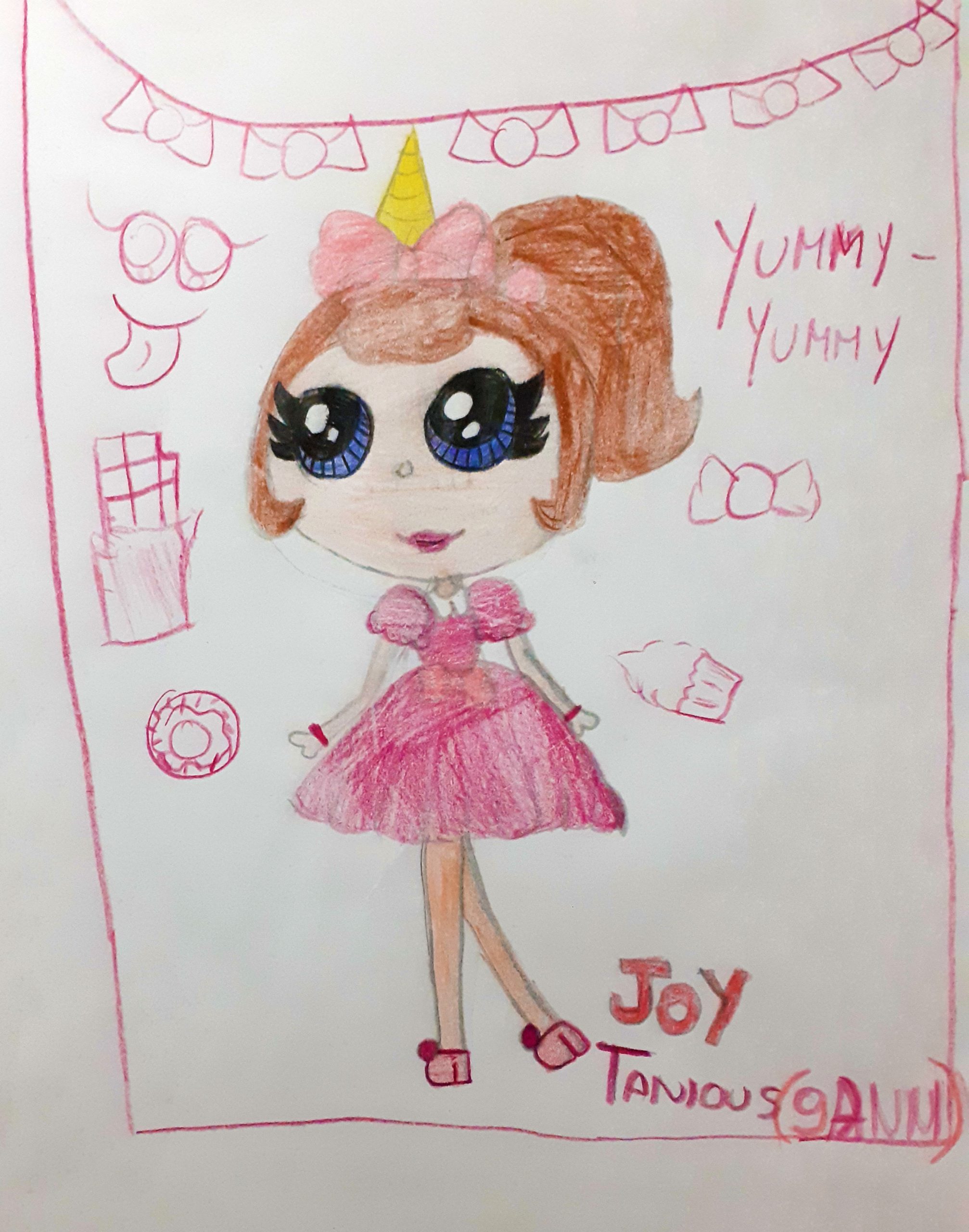 Questo disegno lo ha fatto Joy (9 anni)