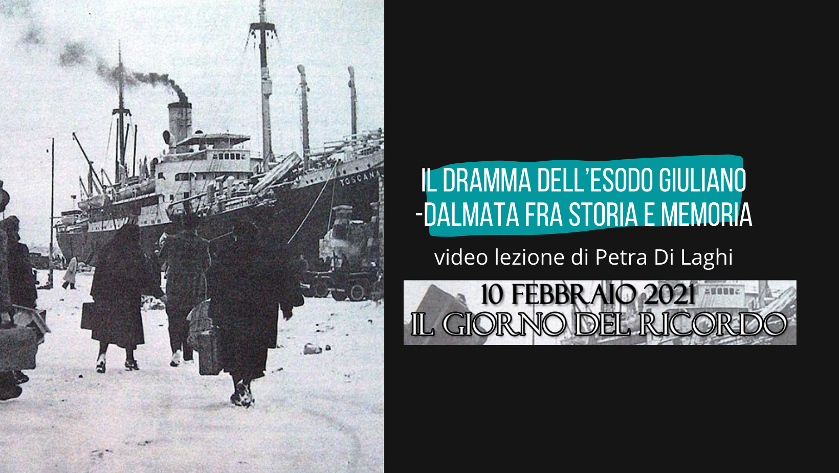 Il dramma dell’esodo giuliano-dalmata fra storia e memoria