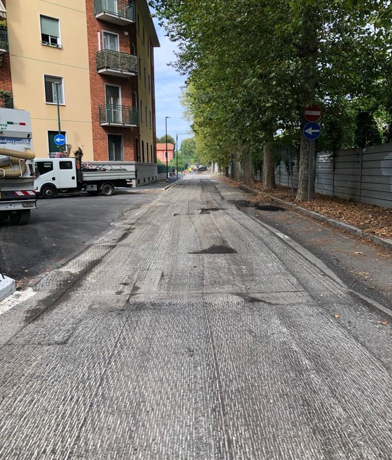 asfaltature Villaggio Falck - agosto 2021