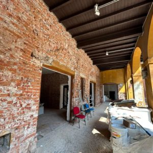 Avanzamento cantiere PNRR villa Visconti D'Aragona - agosto 2024