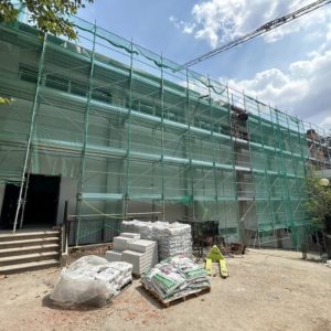 Avanzamento cantiere PNRR scuola Marzabotto - agosto 2024