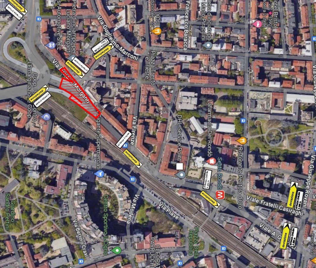Breda-Morganti-Buozzi: asfaltature e modifiche alla viabilità