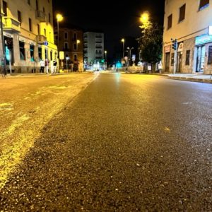 asfaltatura notturna Rondò luglio 2023