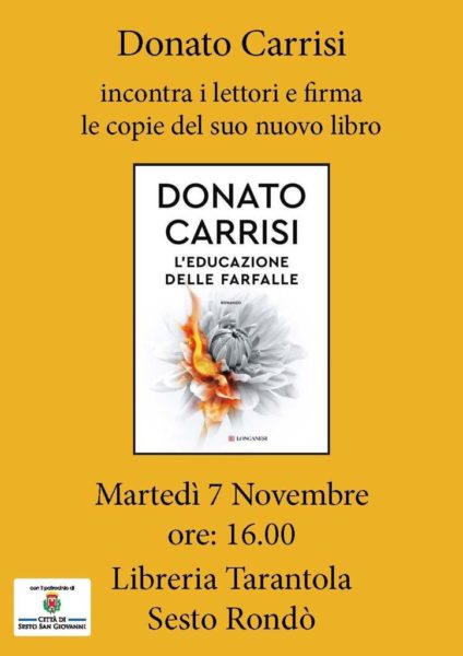 Donato Carrisi incontra i lettori – Comune di Sesto San Giovanni