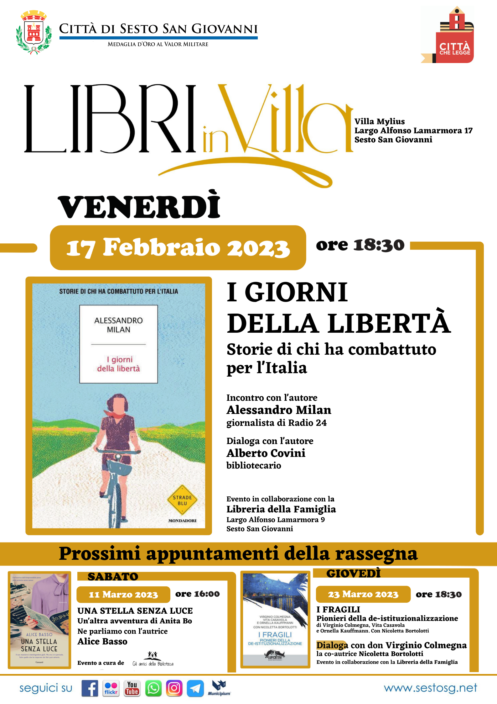 Libri in Villa - Milan - febbraio 2023