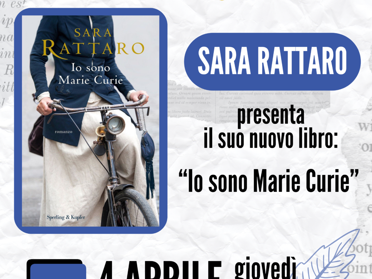 Libri in Villa - Sara Rattaro - aprile 2024