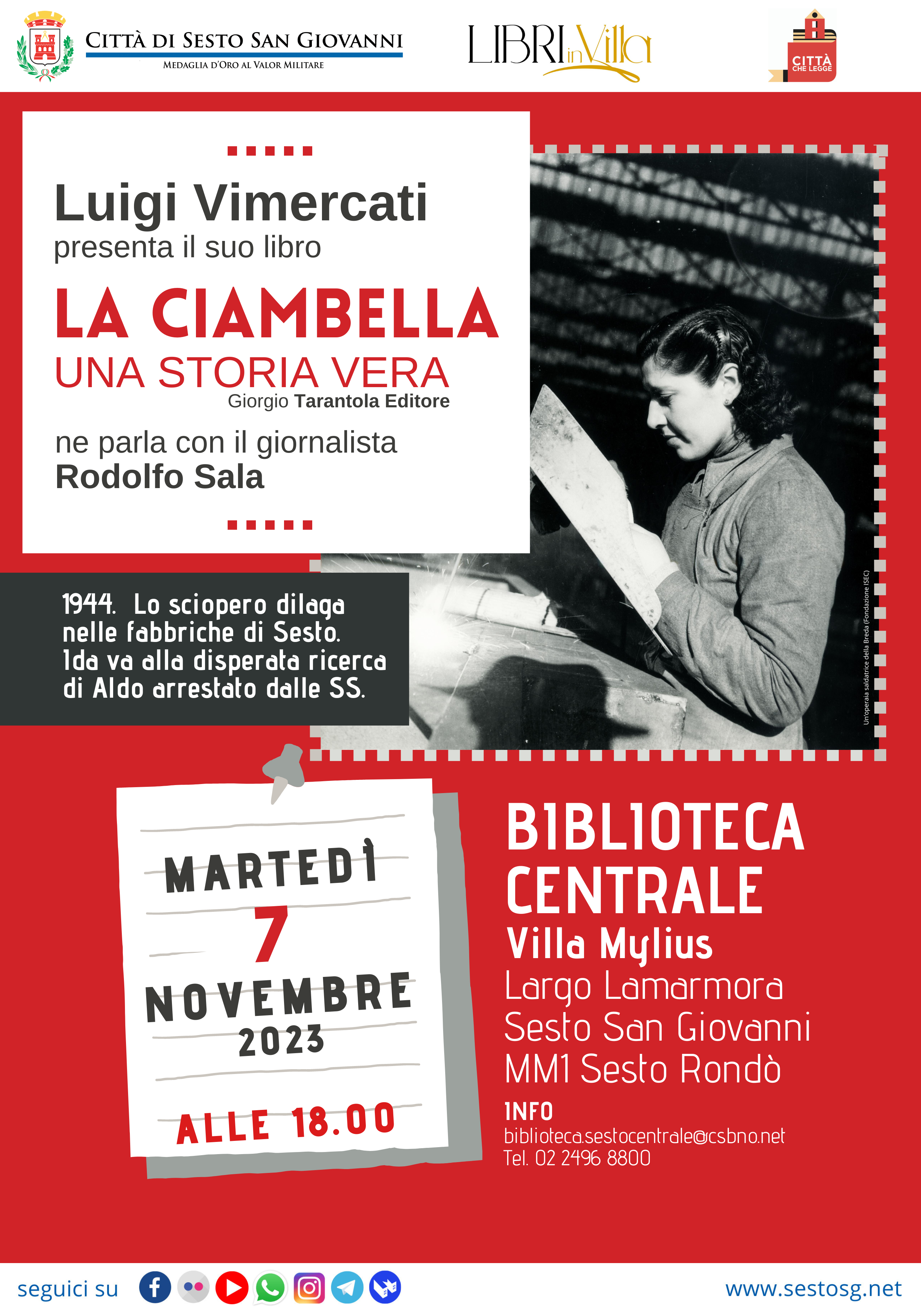 Libri in Villa - Vimercati - novembre 2023
