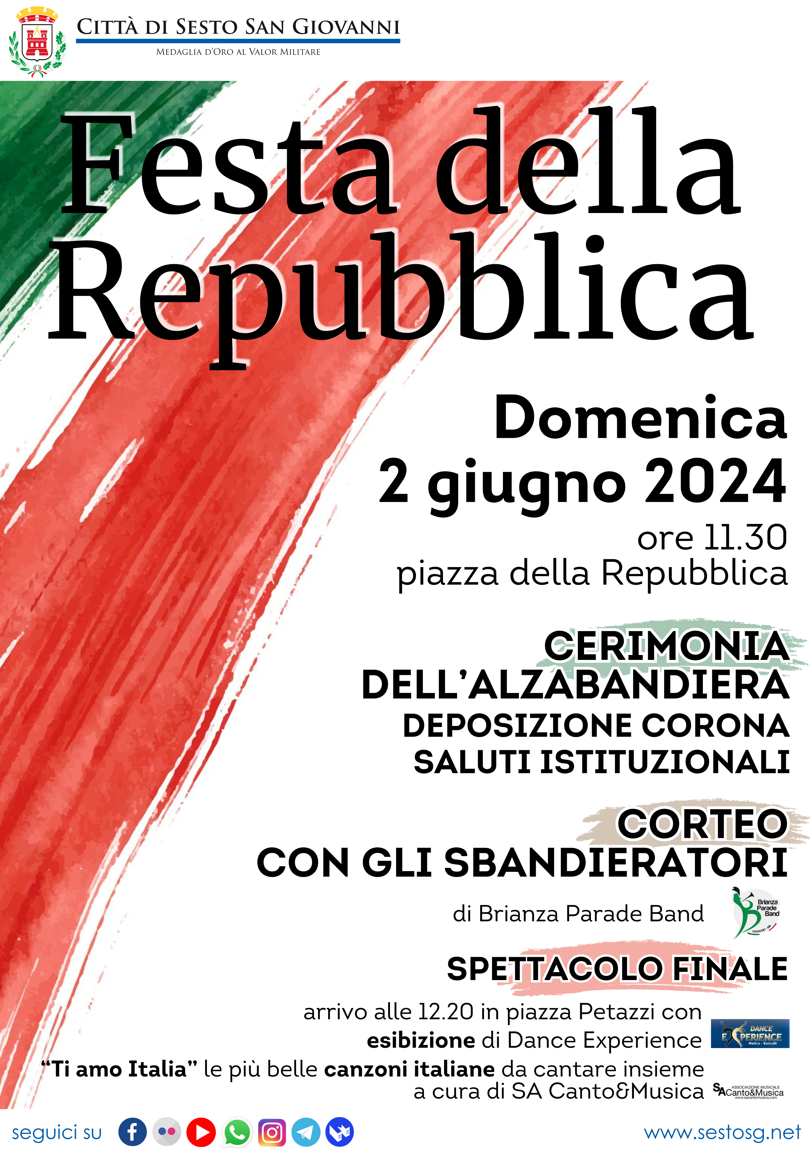2 Giugno 2024: Festa della Repubblica Italiana