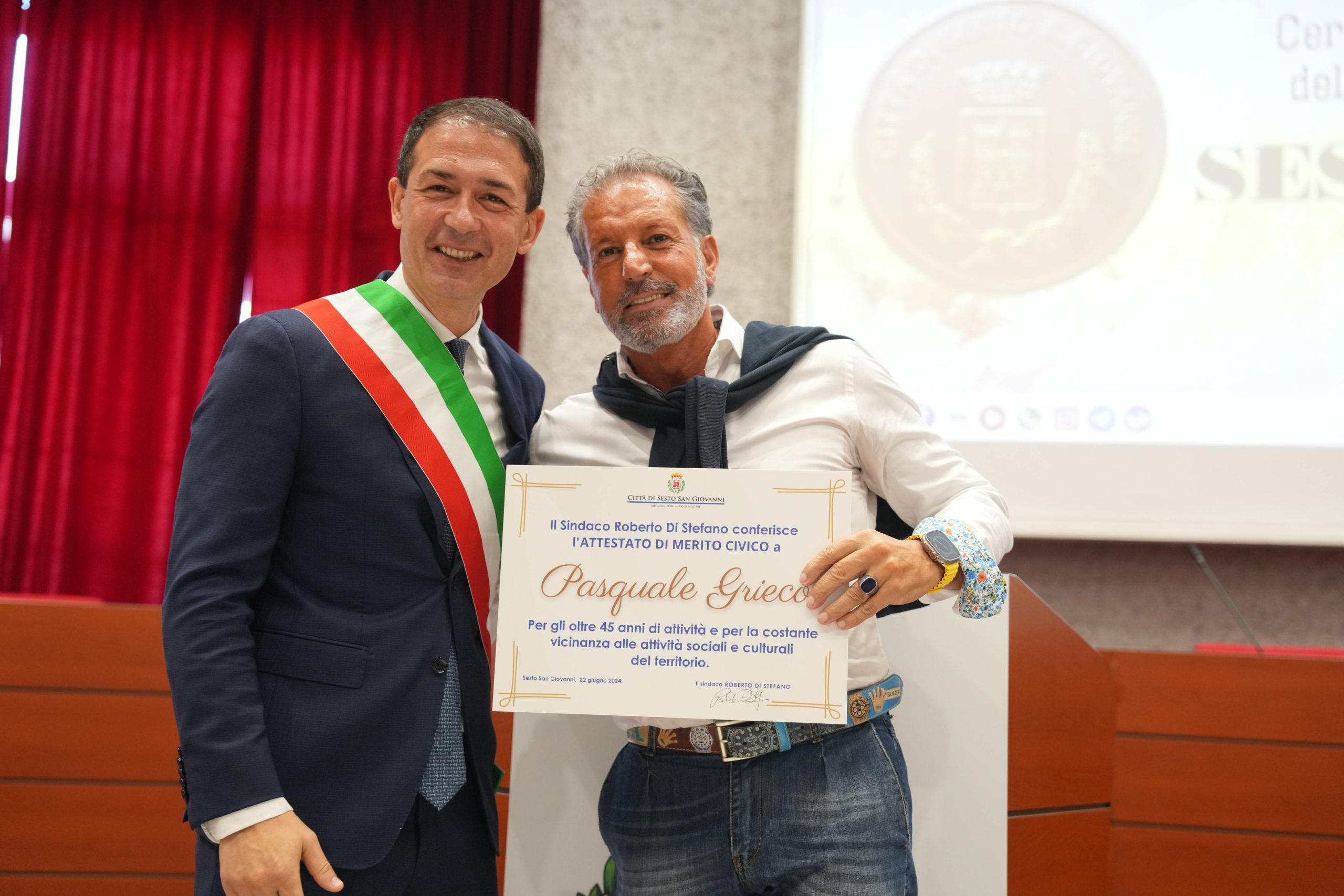 Premiazione Sesto d'Oro 2024