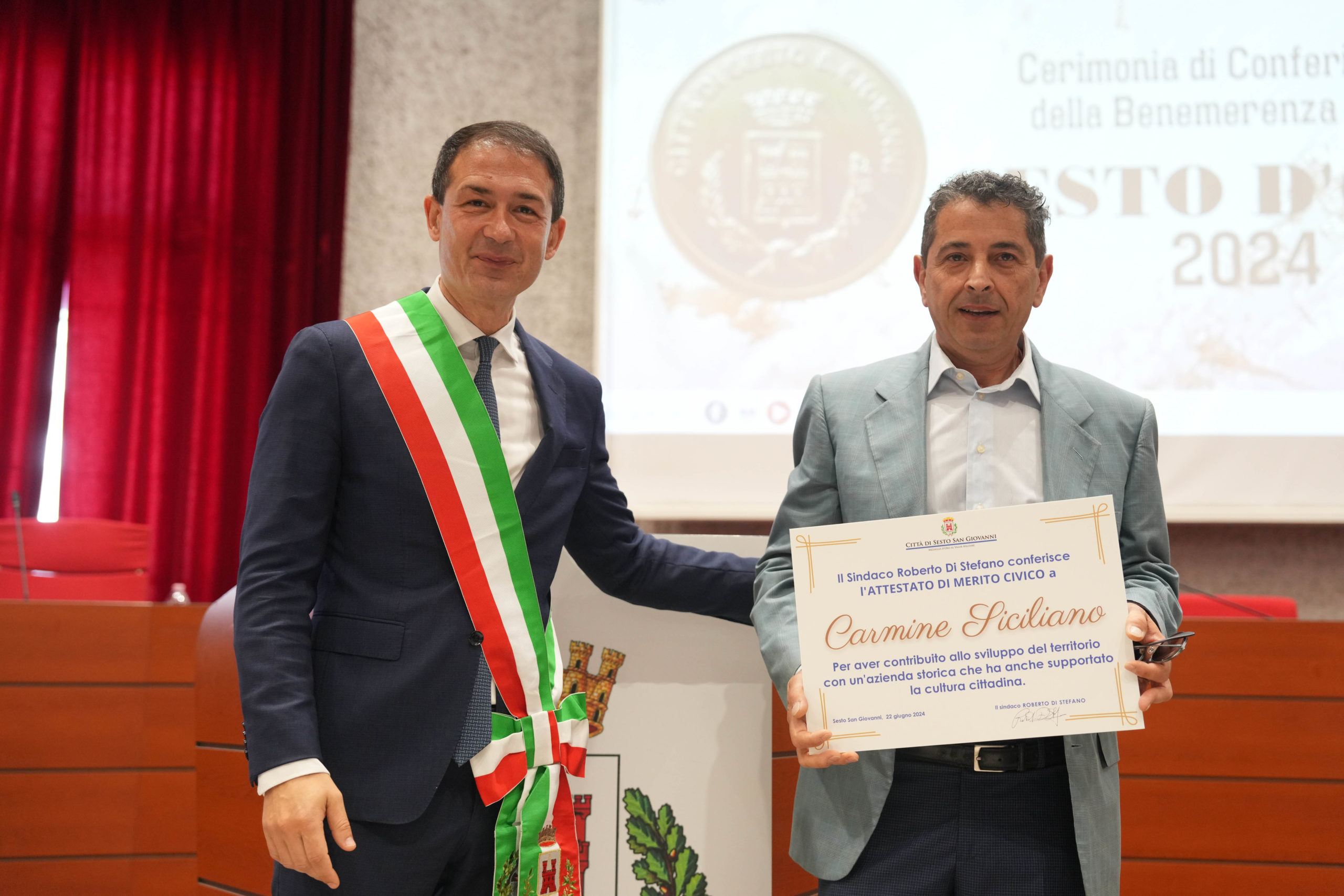 Premiazione Sesto d'Oro 2024