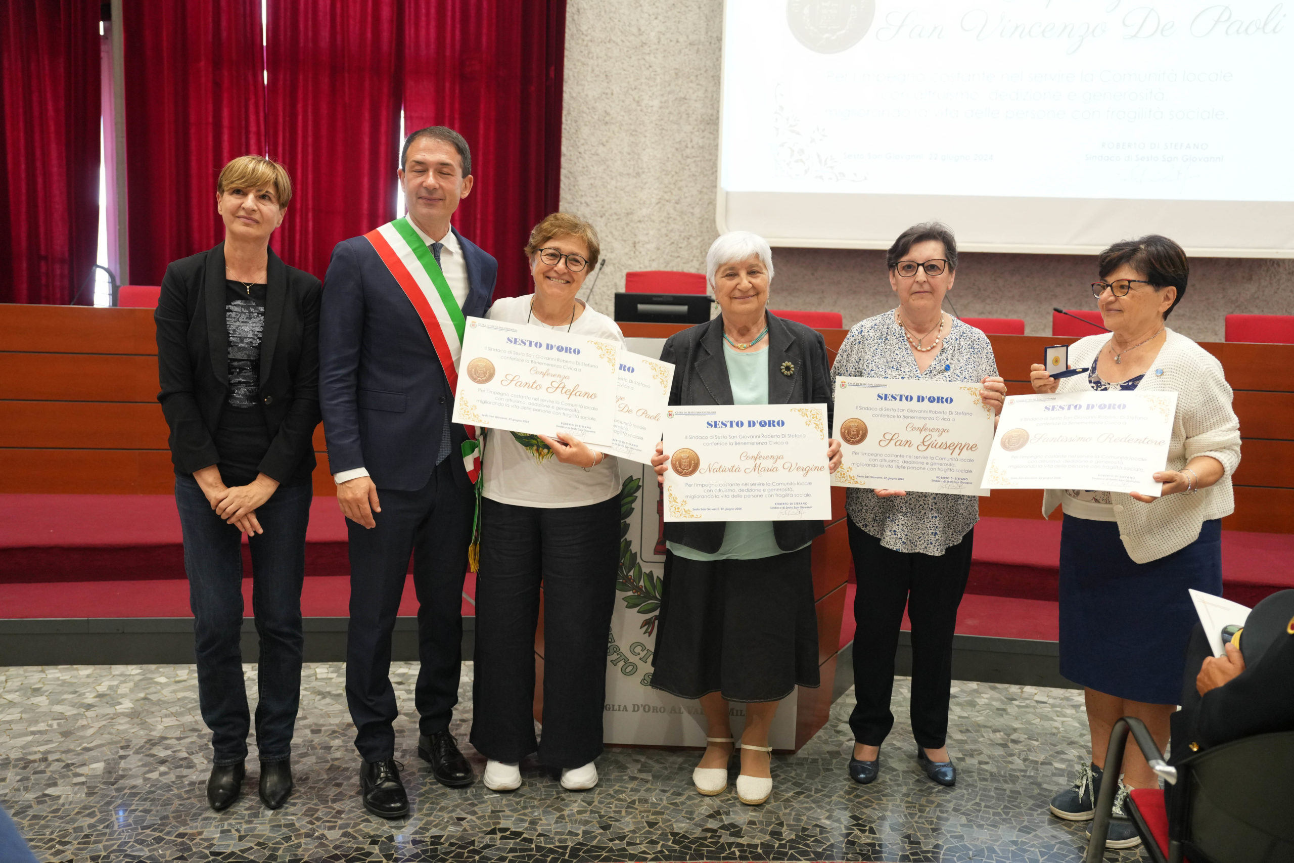 Premiazione Sesto d'Oro 2024