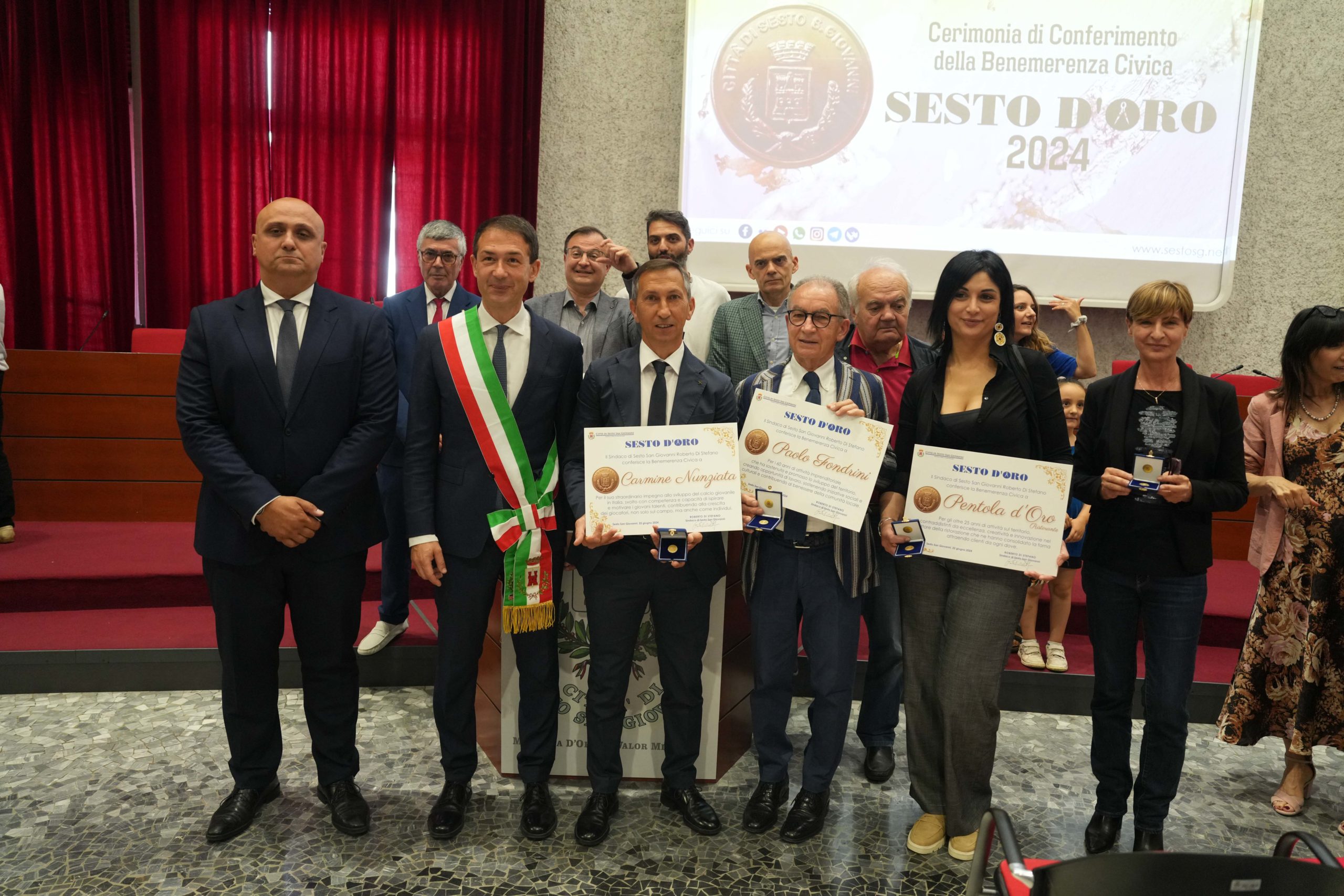 Premiazione Sesto d'Oro 2024