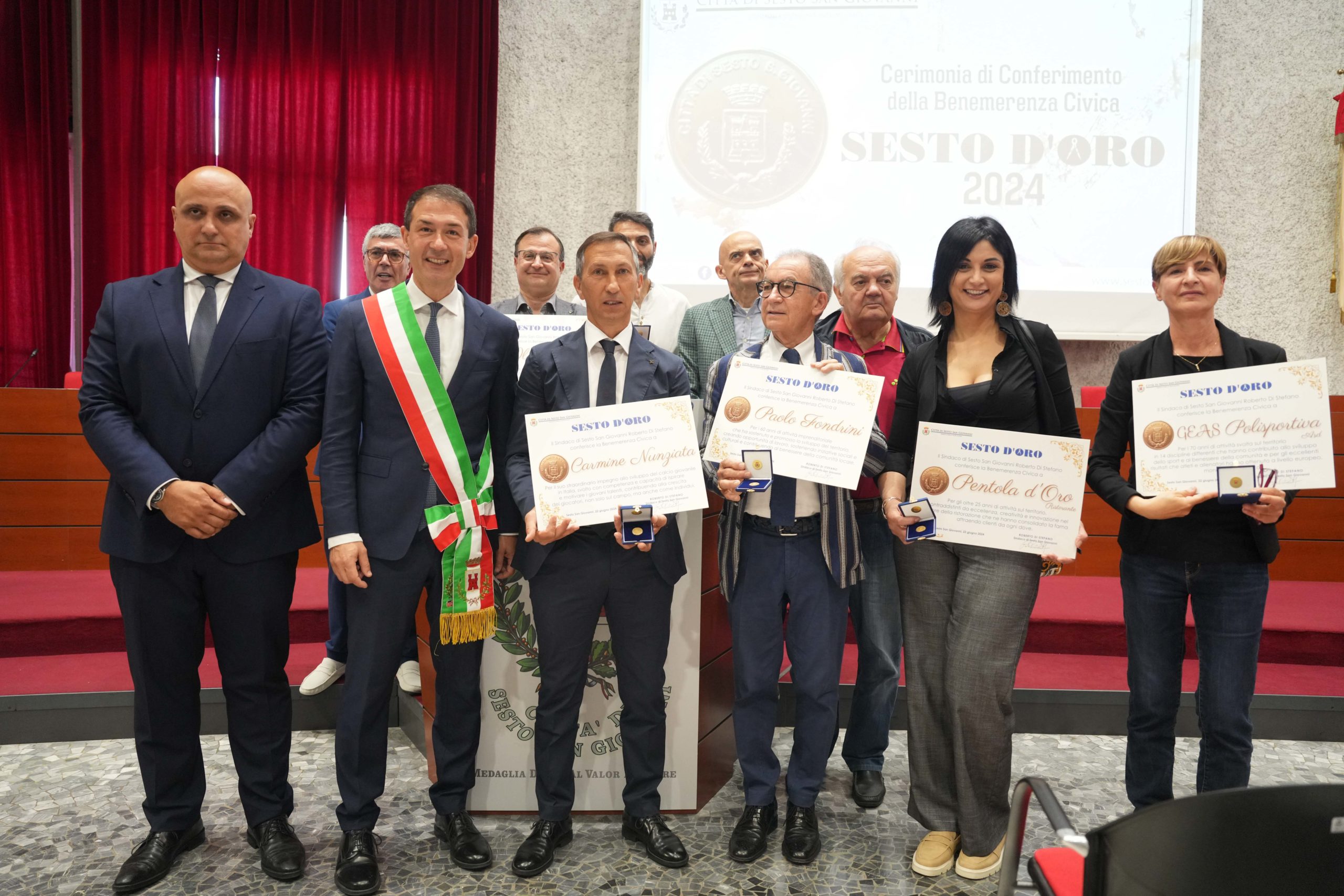 Premiazione Sesto d'Oro 2024