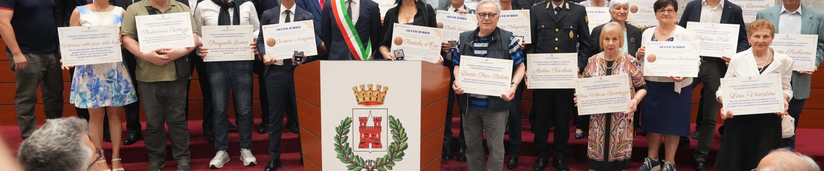 Premiazione Sesto d'Oro 2024