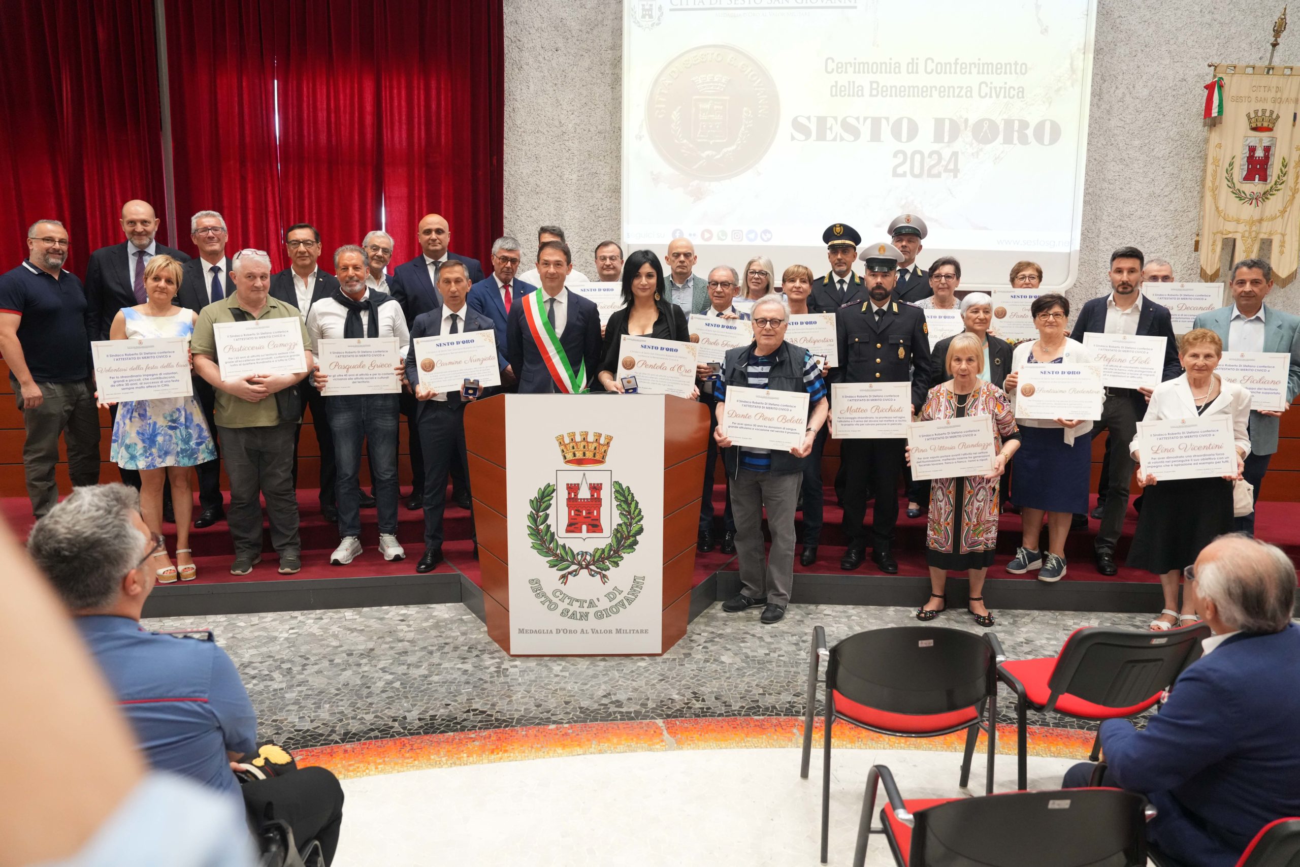 Premiazione Sesto d'Oro 2024