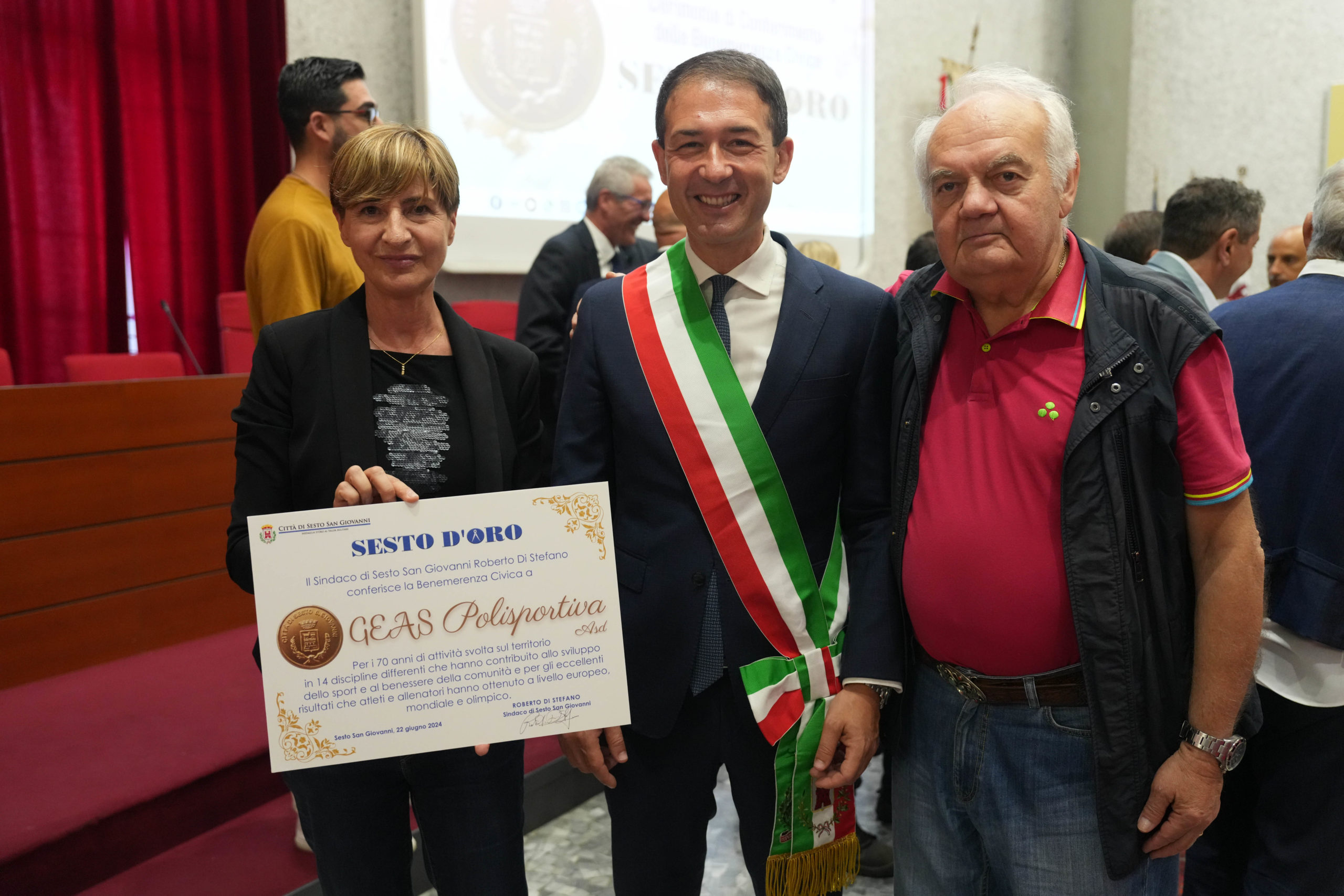 Premiazione Sesto d'Oro 2024