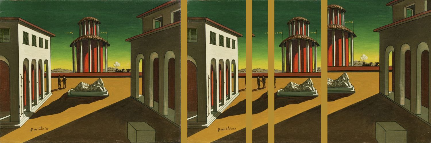 quadro sulla metafisica di De Chirico