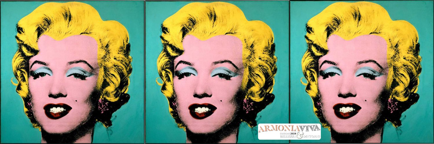 IMMAGINE DI MARYLIN MONROE RIPETUTA ALLA WHAROL