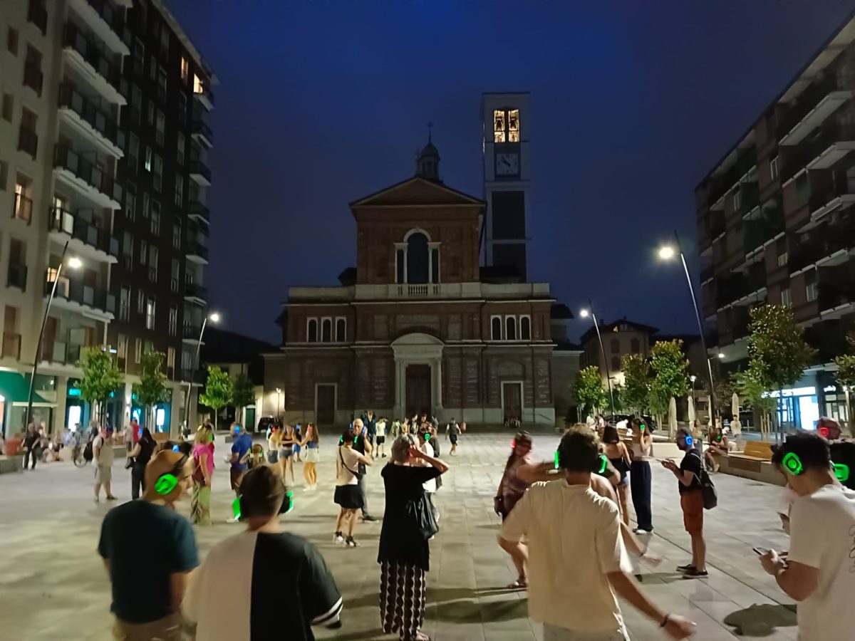 Silent disco in piazza Petazzi - Estate 2024