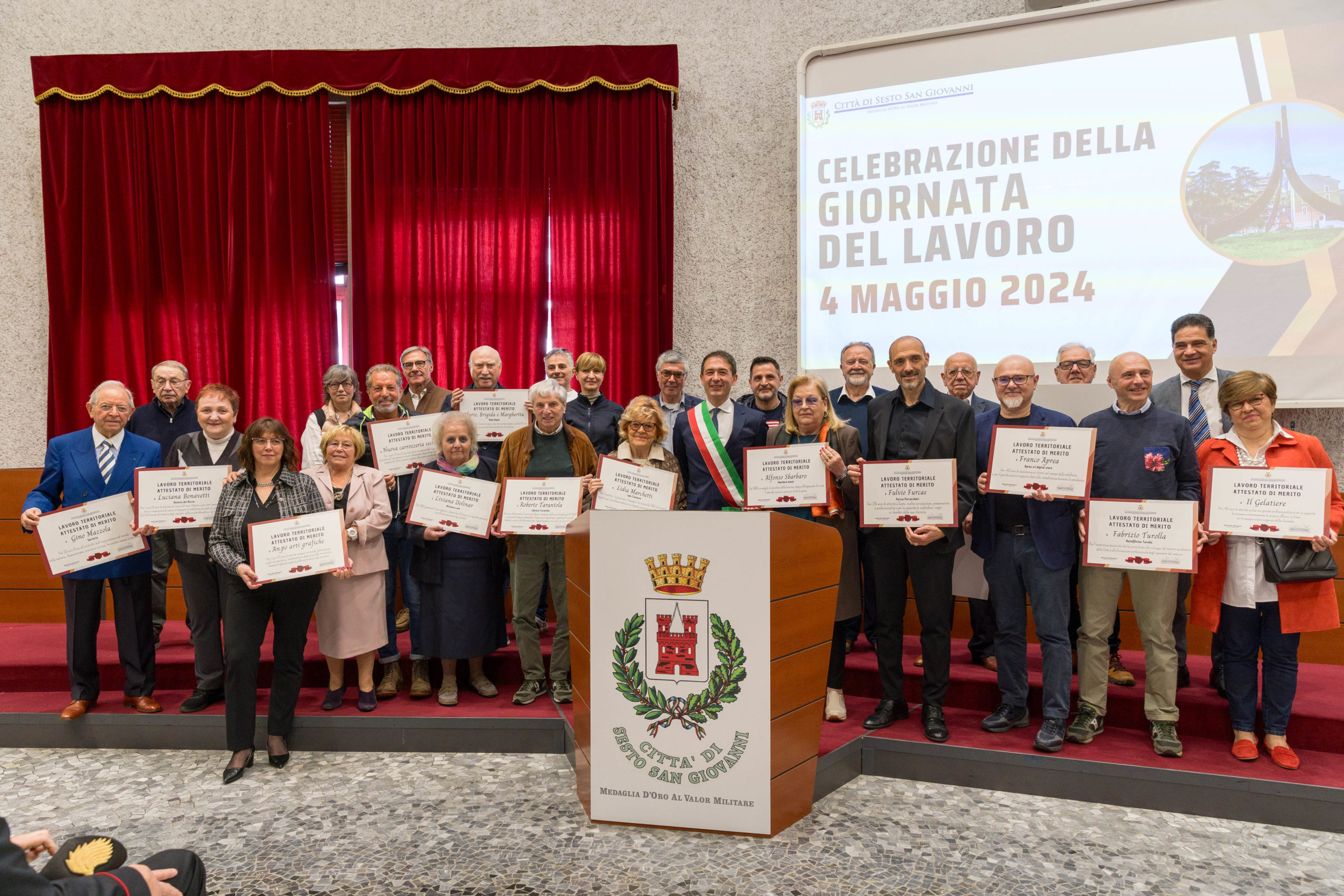 Giornata lavoro territoriale - Inaugurazione monumento maggio 2024