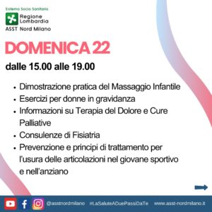 Sabato 21 settembre - Festa dello Sport, del volontariato e della salute.