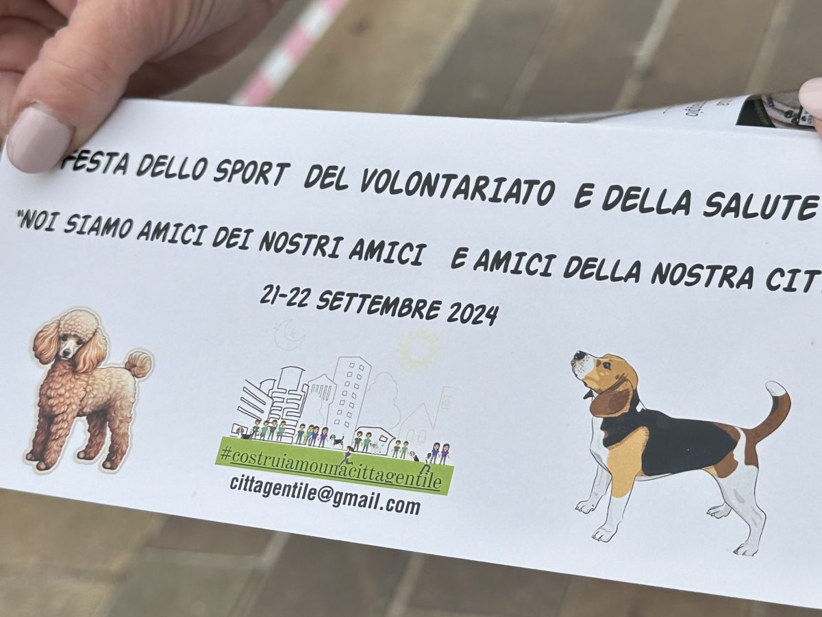 Festa sport, volontariato e salute domenica 22 settembre 2024