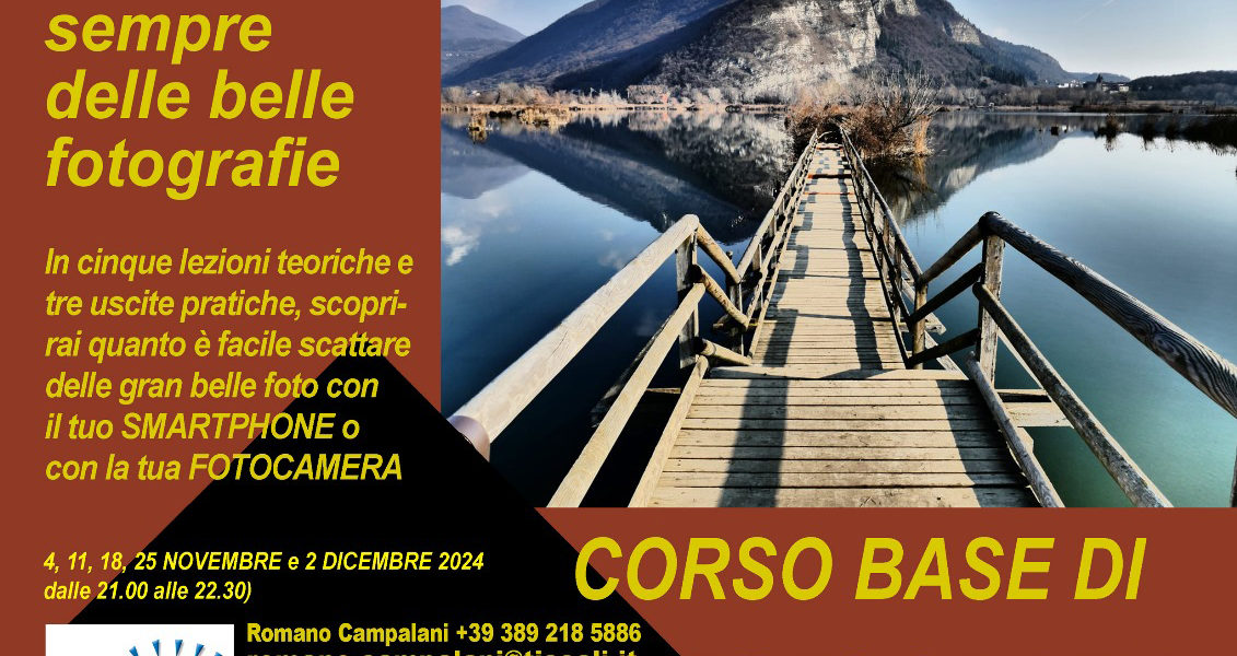 corso base di fotografia