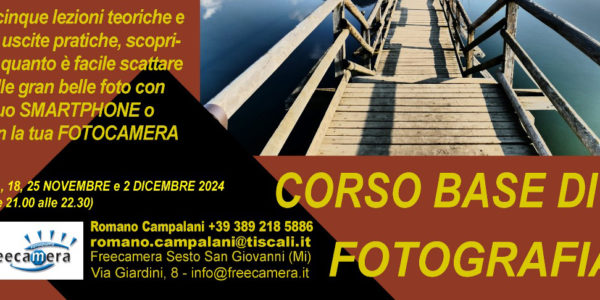 Corso base di fotografia