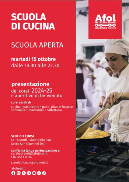 scuola cucina afolmet