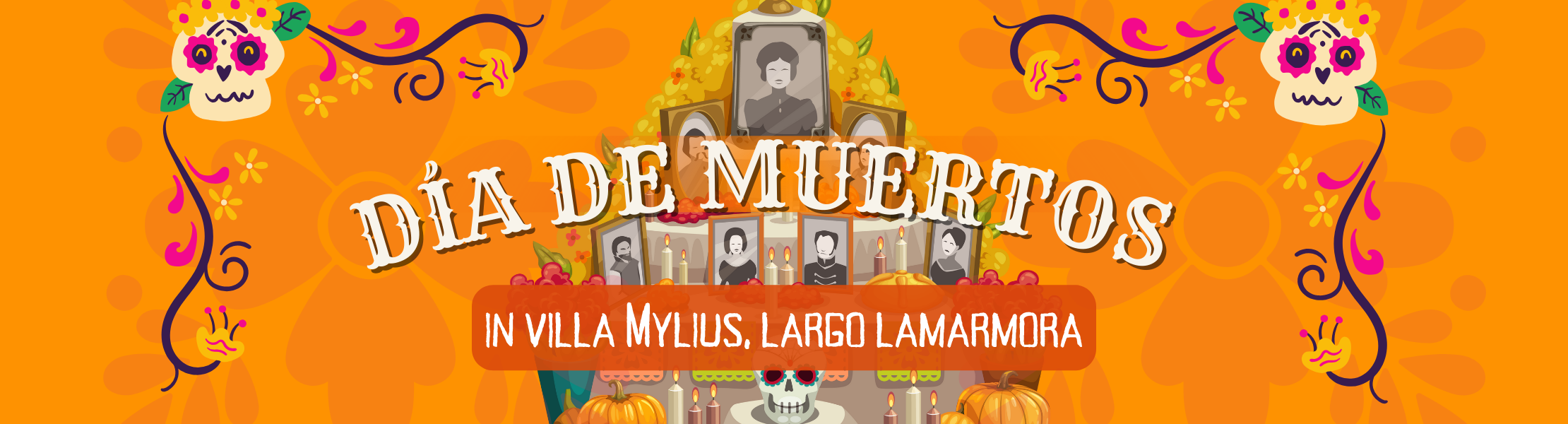 banner dia de Muertos