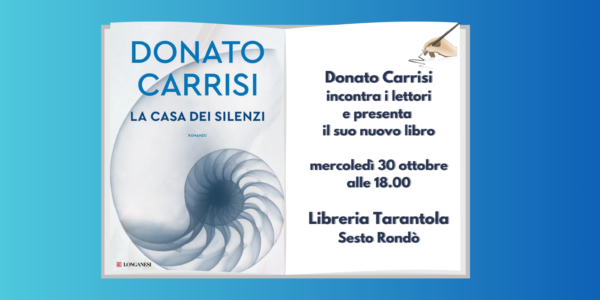 Donato Carrisi incontra i lettori alla libreria Tarantola