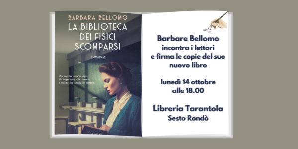 Barbara Bellomo incontra i lettori alla libreria Tarantola