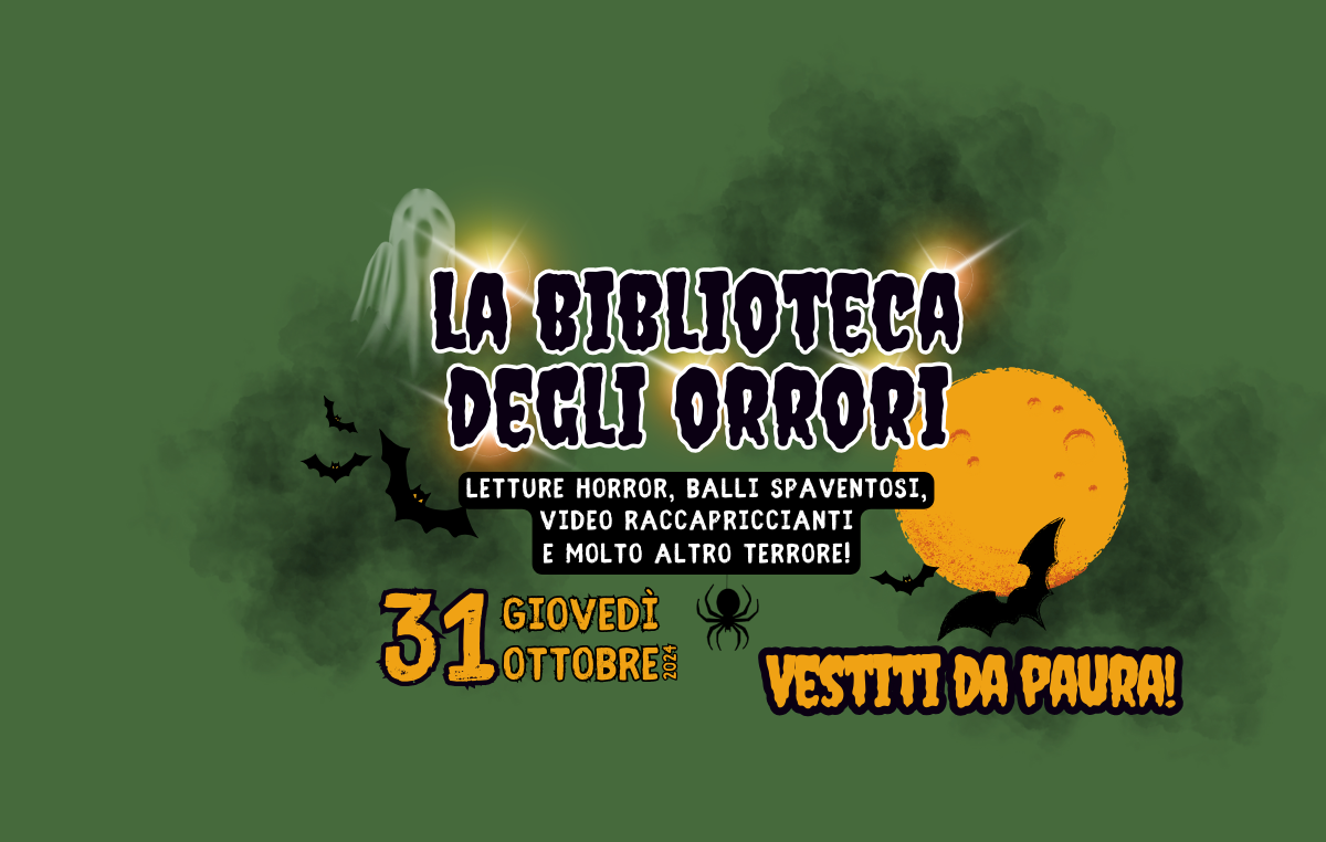 Biblioteca degli orrori! È Halloween👻