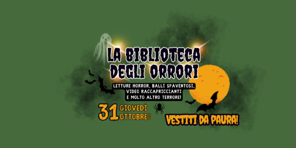 Biblioteca degli orrori! È Halloween👻