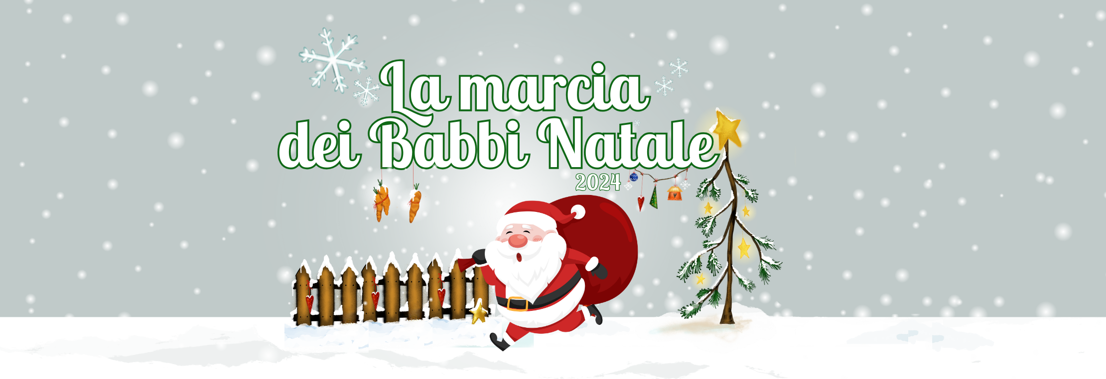 La marcia dei Babbi Natale