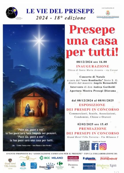 Locandina le vie del presepe 2024