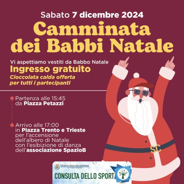 La marcia dei babbi natale