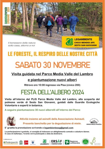 Piantumazione nuovi alberi nel parco della Media Valle del lambro