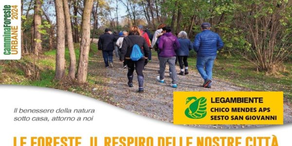 Cammina foreste urbane e festa dell'albero 2024