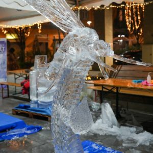 World Ice Art Championship 13-15 dicembre 2024, piazza Petazzi, Sesto San Giovanni - prima scultura classificata di sabato 14 dicembre