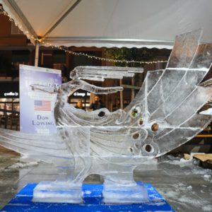 World Ice Art Championship 13-15 dicembre 2024, piazza Petazzi, Sesto San Giovanni - terza scultura classificata di domenica 15 dicembre