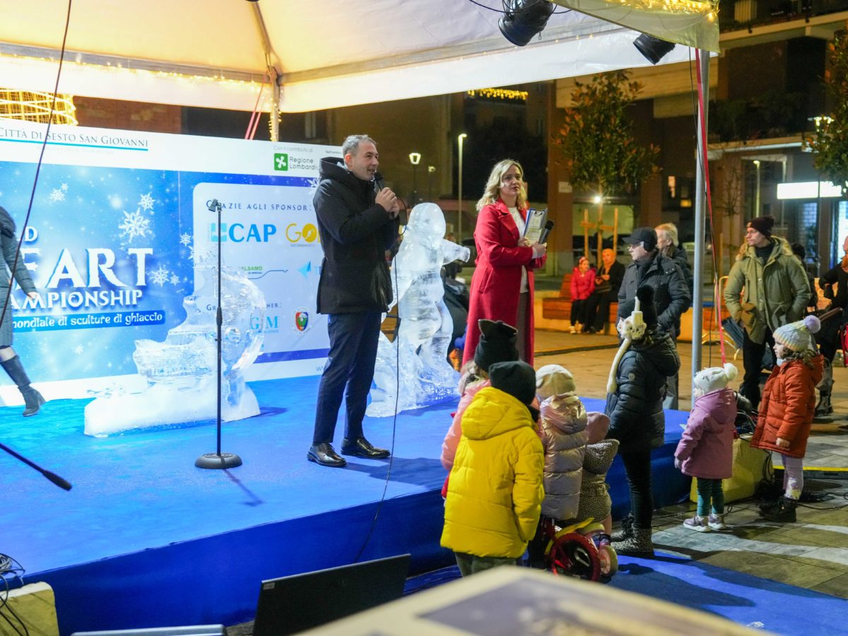 World Ice Art Championship 13-15 dicembre 2024, piazza Petazzi, Sesto San Giovanni