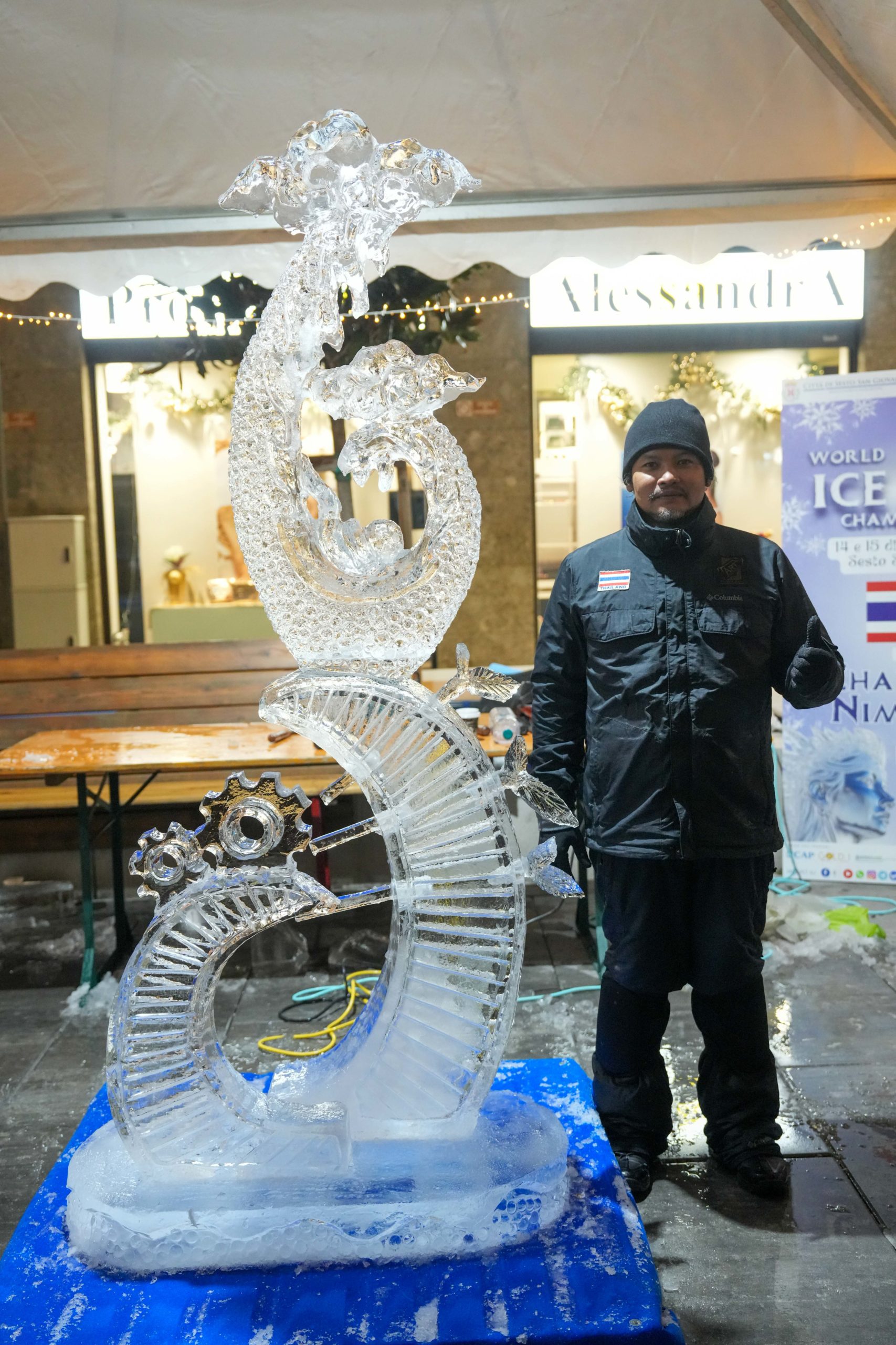 World Ice Art Championship 13-15 dicembre 2024, piazza Petazzi, Sesto San Giovanni