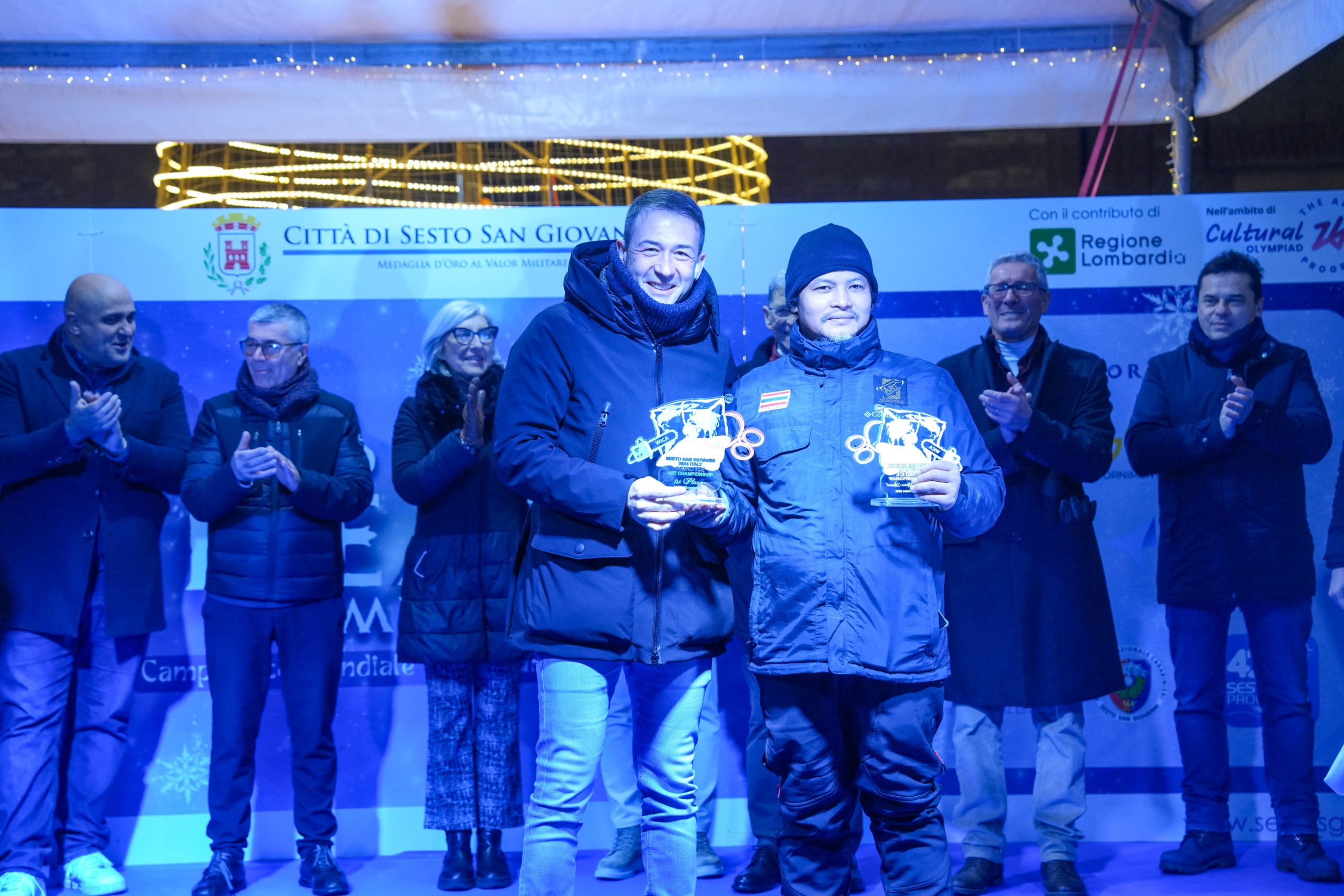 World Ice Art Championship 13-15 dicembre 2024, piazza Petazzi, Sesto San Giovanni