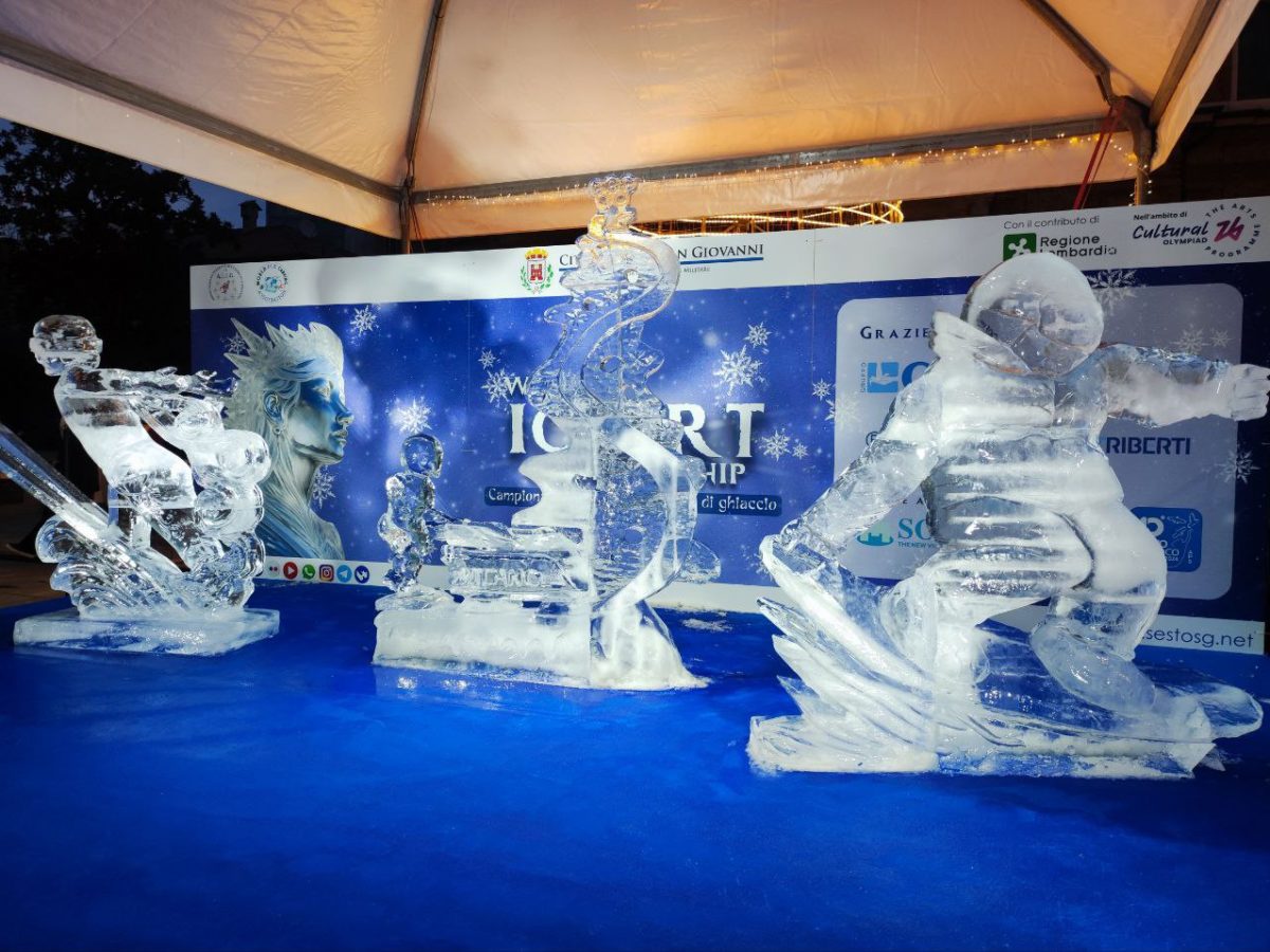 World Ice Art Championship 13-15 dicembre 2024, piazza Petazzi, Sesto San Giovanni