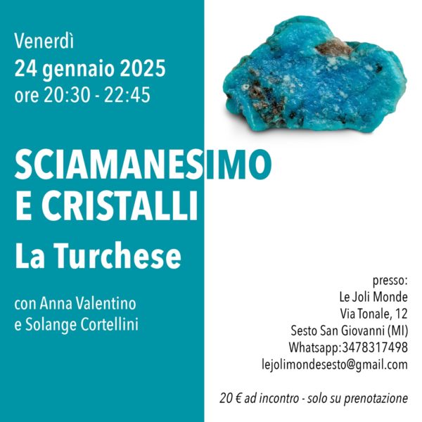 sciamanesimo e cristalli la turchese