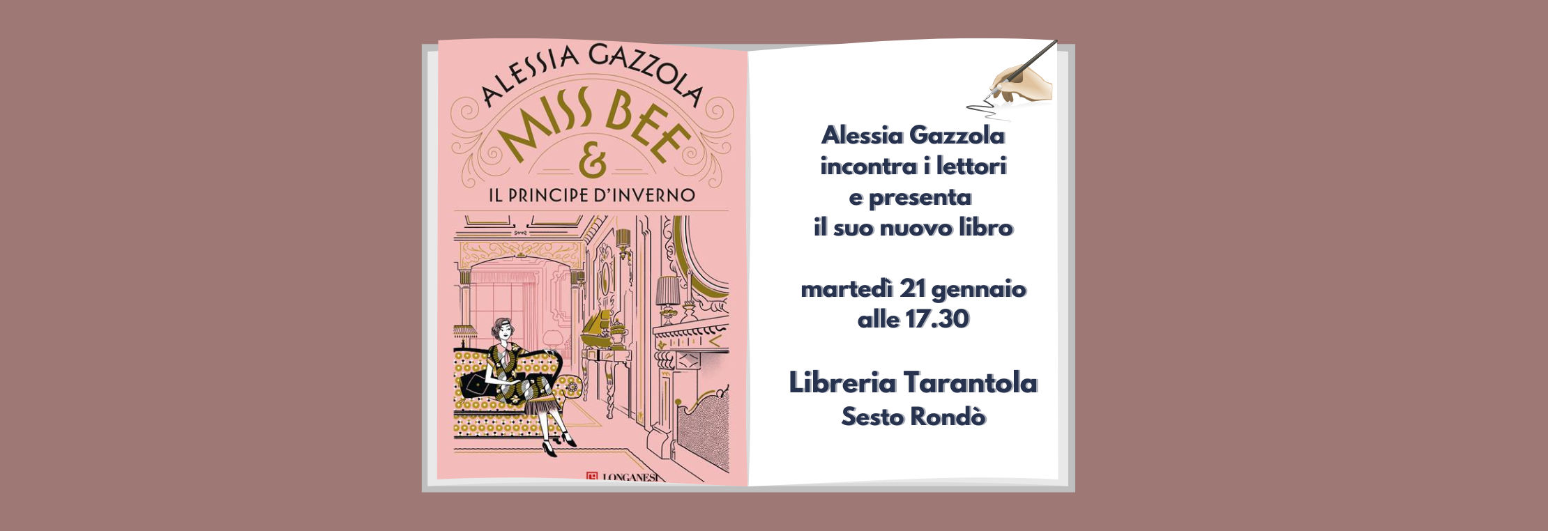 Alessia Gazzola incontra i lettori in libreria Tarantola